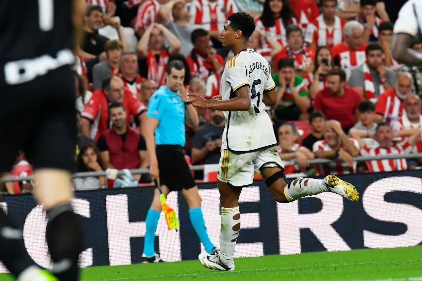 AP Bellingham en el juego ante Ahtletic