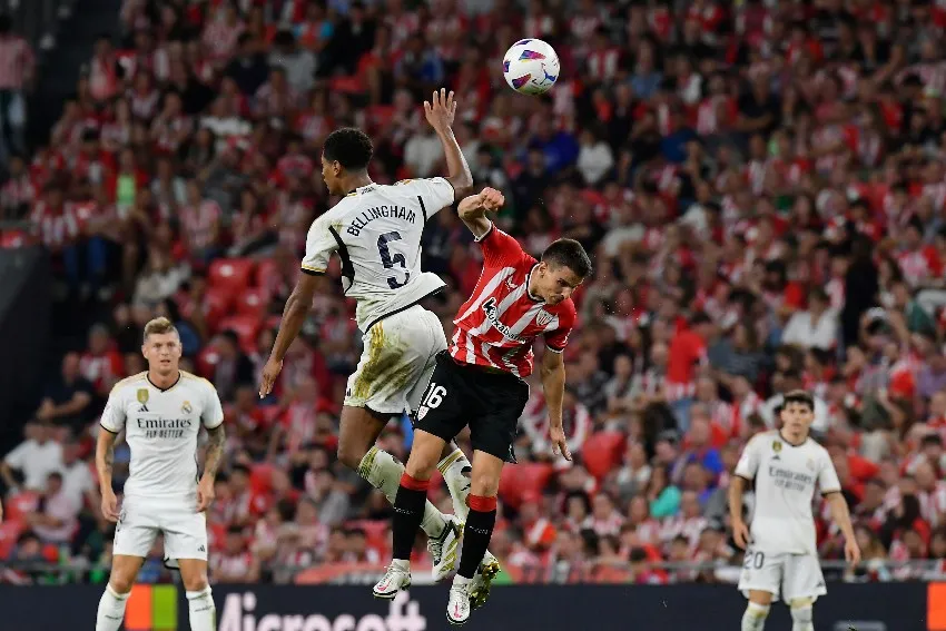 AP Bellingham en el juego ante Ahtletic