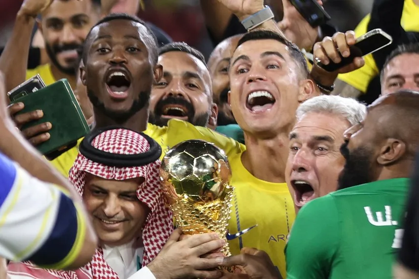 @cristiano CR7 tras ser campeón con Al-Nassr