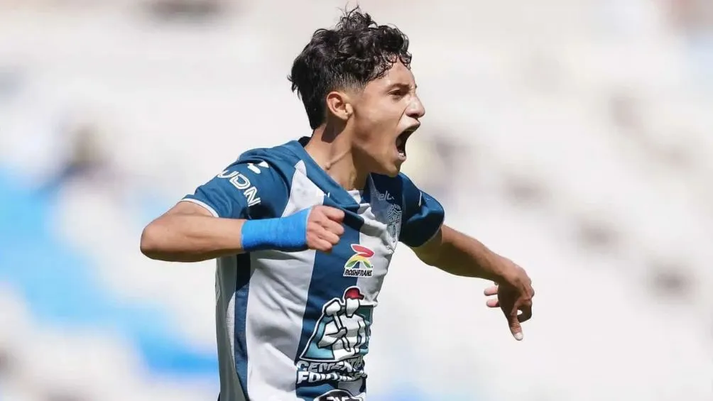 sub16.ligamx.net Álvarez celebra un gol con Pachuca