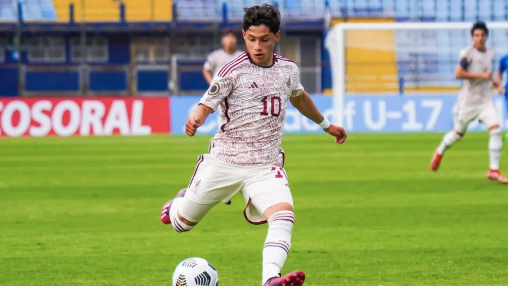 sub16.ligamx.net Gael con la Selección Mexicana