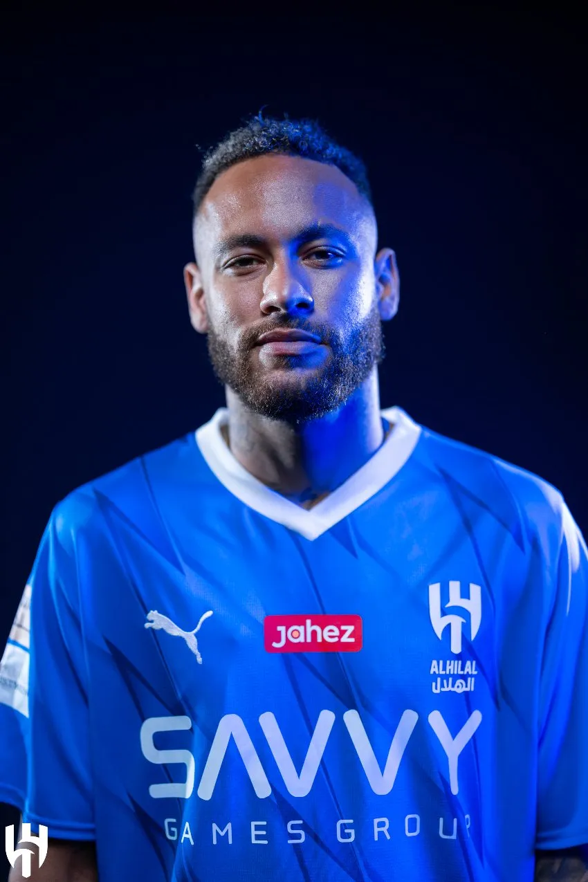 @Alhilal_EN Neymar en su anuncio oficial con Al-Hilal