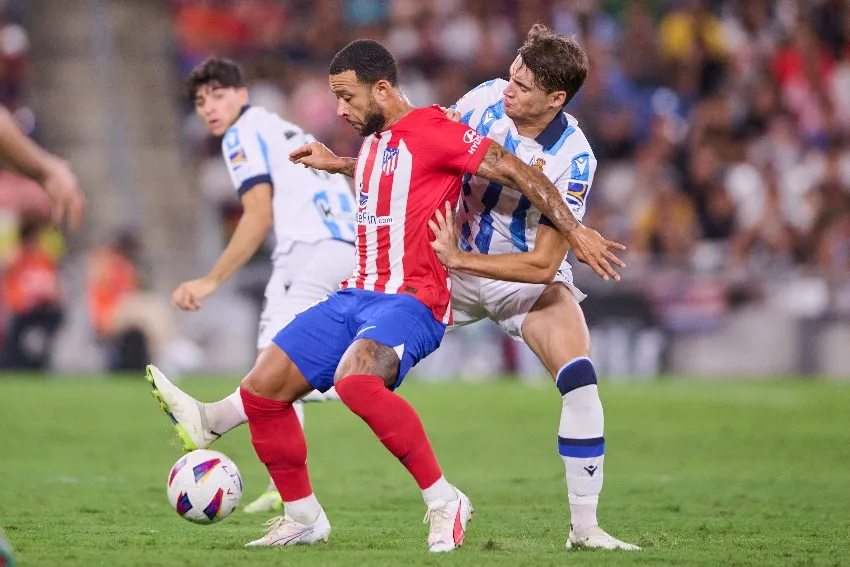 MEXSPORT Memphis Depay en la gira del Atleti por México