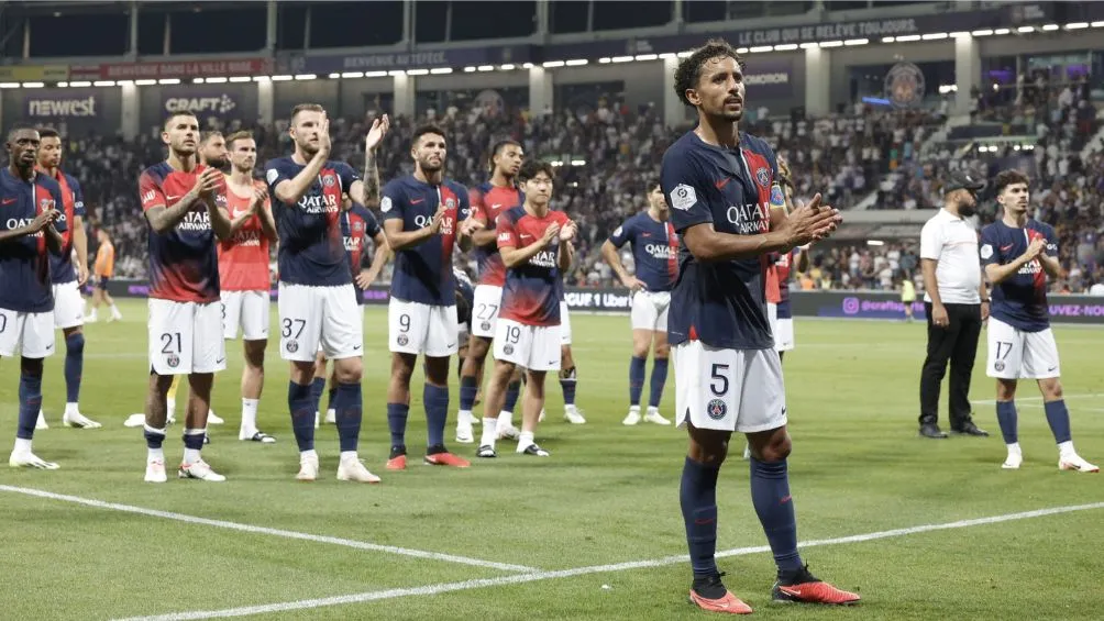TWITTER: @PSG_Inside El central tras la finalización del partido