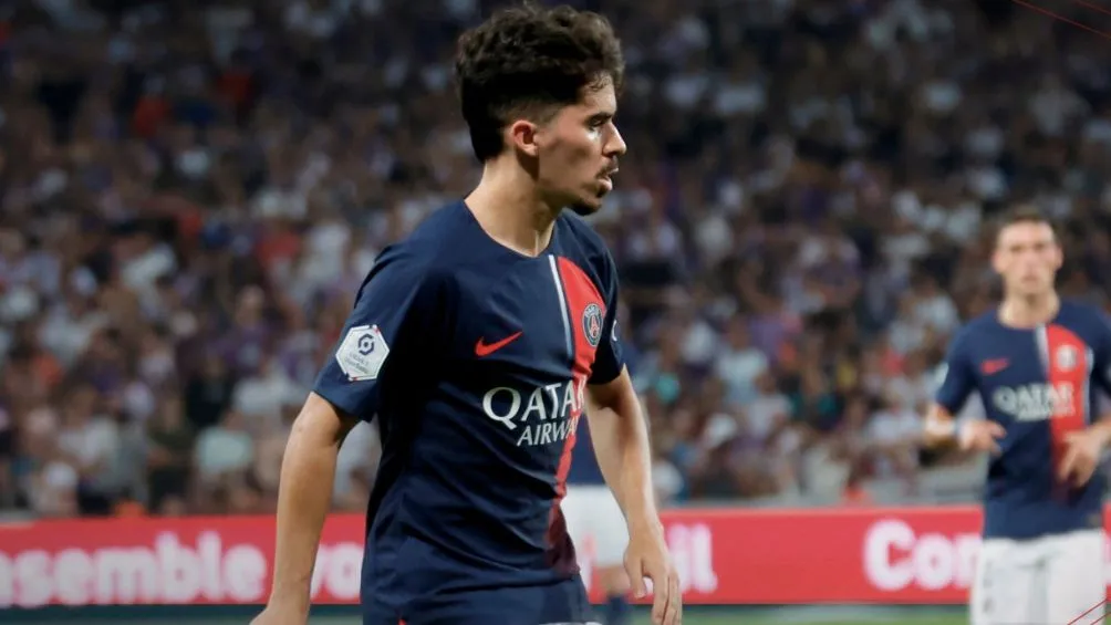 TWITTER: @PSG_Inside Vitinha durante el encuentro ante Toulouse