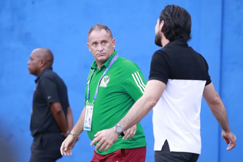 MEXSPORT Andrés Lillini en un partido de la Selección Mexicana