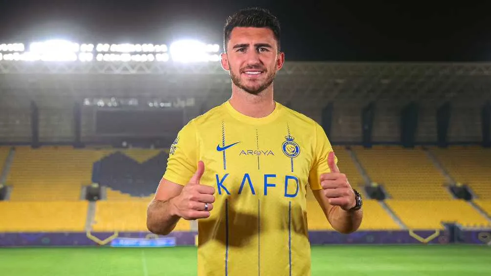 TWITTER @AlNassrFC_EN Laporte dejó al Manchester City