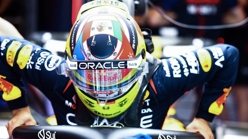 TWITTER: @SChecoPerez El piloto mexicano de Red Bull