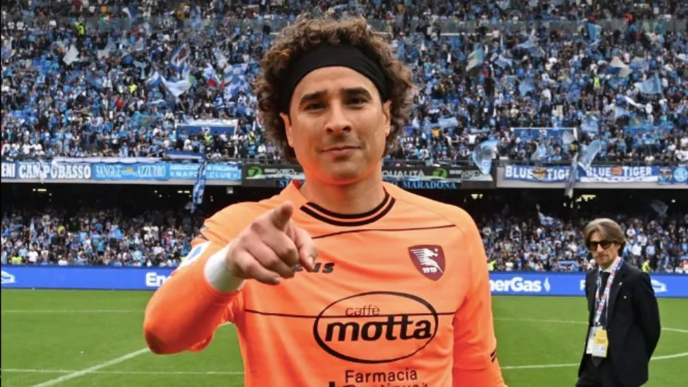 INSTAGRAM: @yosoy8a Ochoa tras un partido de Serie A