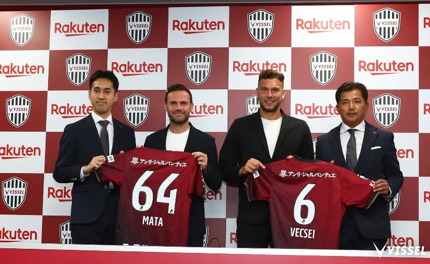 @visselkobe Juan Mata en su presentación con Vissel Kobe