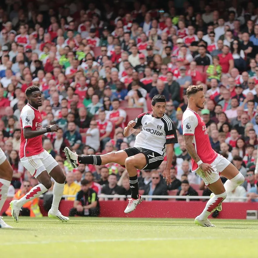 @FulhamFC Raúl Jiménez con el Fulham