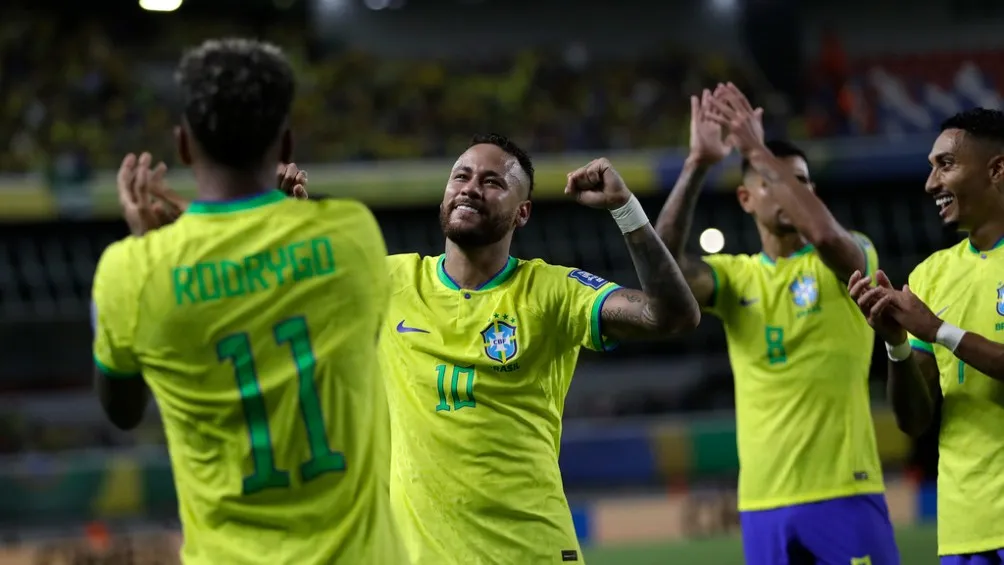 AP Neymar hizo historia en la selección brasileña
