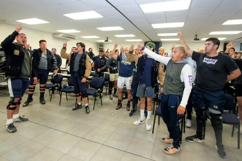 @PumasCU_fba Pumas CU previo al inicio de la temporada de la ONEFA
