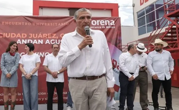 INSTAGRAM: @adan_augusto Adán Augusto López en conferencia