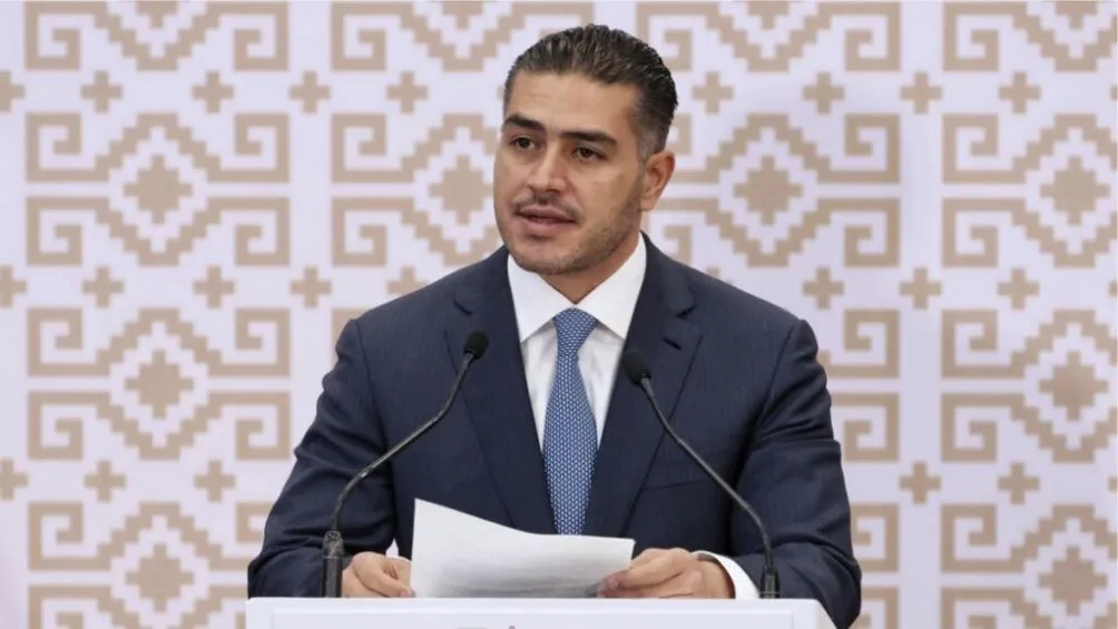 CORTESÍA García Harfuch en una conferencia