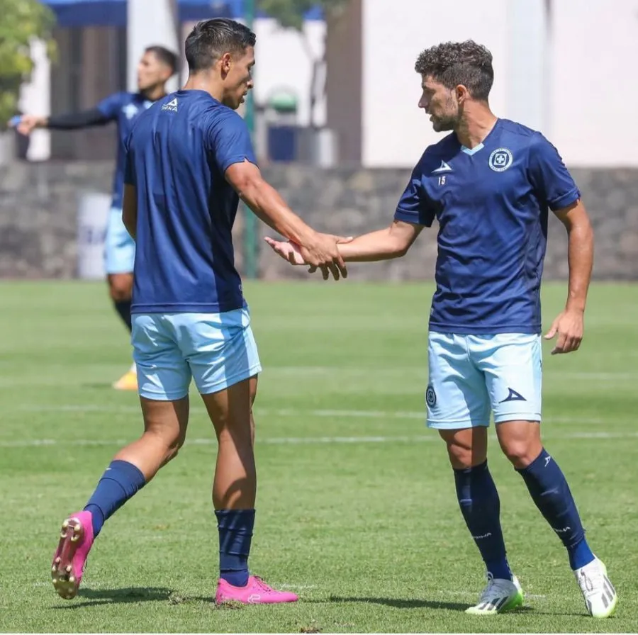 INSTAGRAM: @cruzazul Ignacio Rivero y Ángel Sepúlveda marcaron en el amistoso