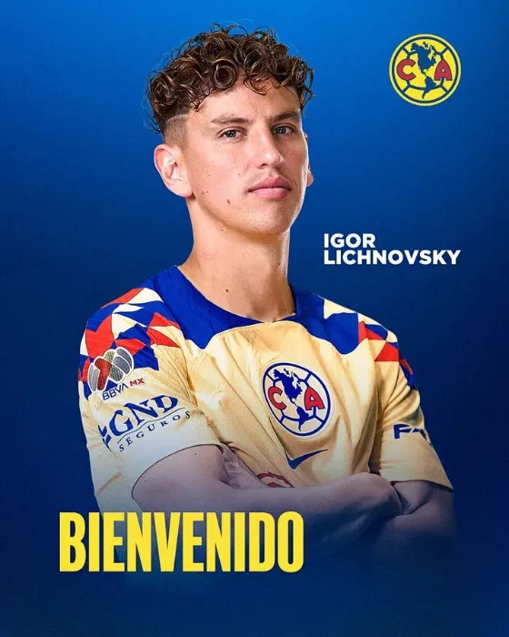 TWITTER @ClubAmerica América fichó a Lichnovsky