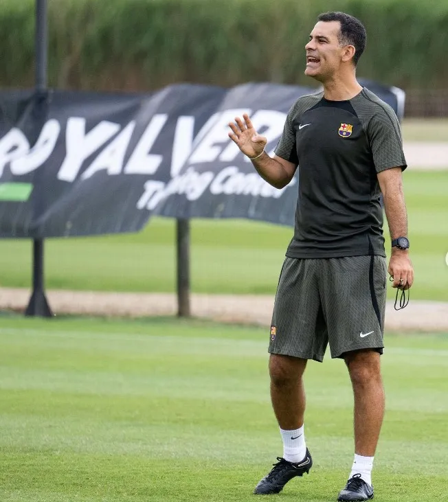 @rafamarquez.a Rafa Márquez durante un entrenamiento del Barça Atlétic