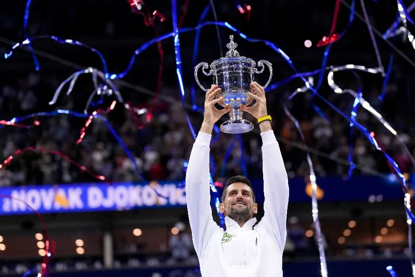 AP Djokovic tras ganar el US Open