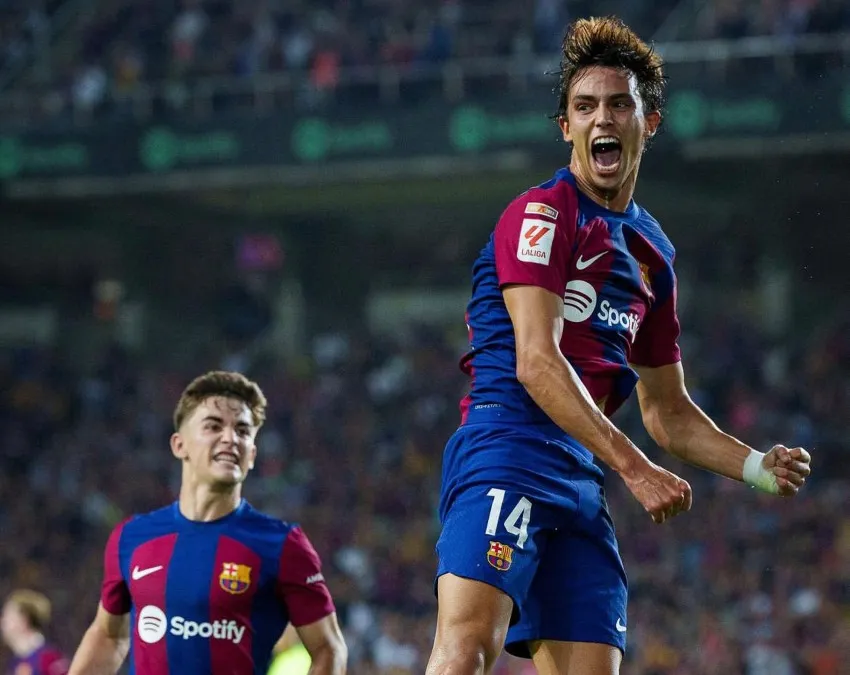 INSTAGRAM: @fcbarcelona Félix con gol en el Brca