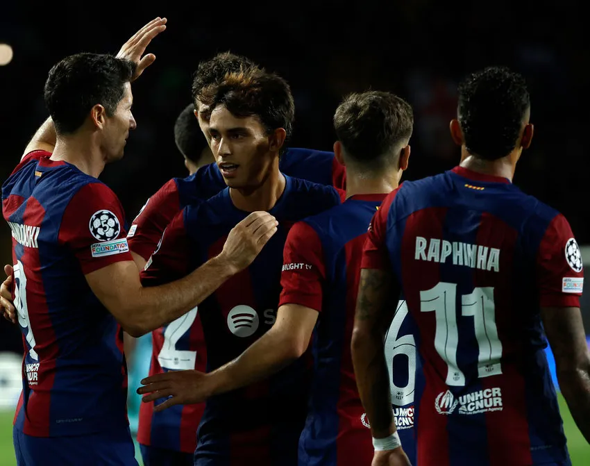 AP Barcelona en festejo de un gol