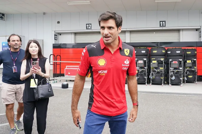 AP Carlos Sainz previo al GP de Japón