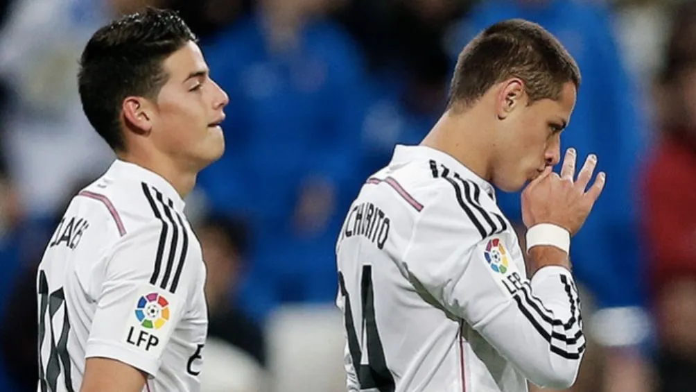 AP El mexicano junto a James Rodríguez