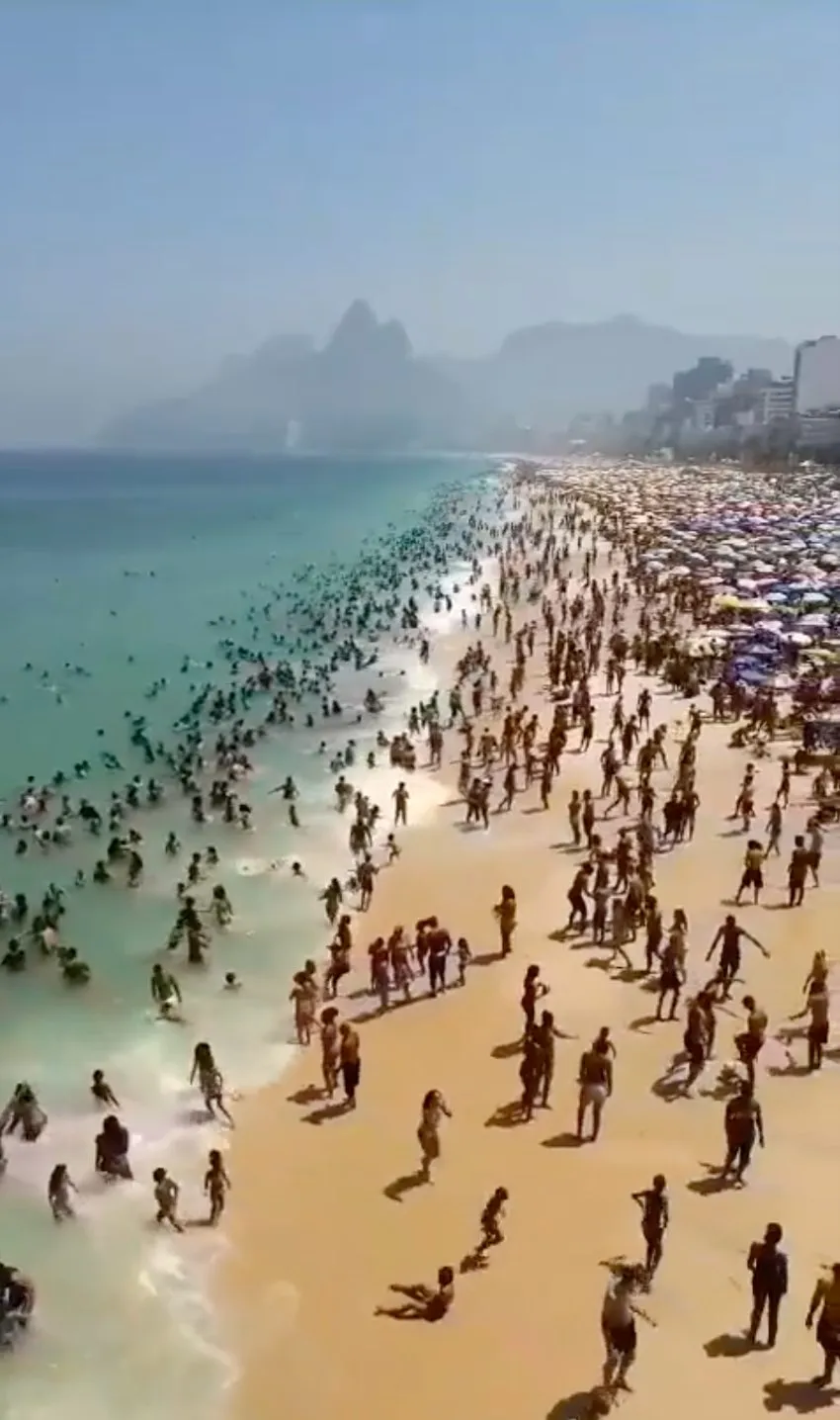 CAPTURA DE PANTALLA | @elnacionalpy Brasil es azotado por una ola de calor