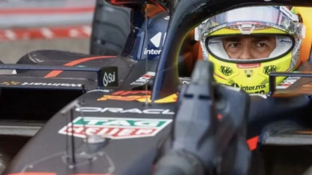 AP Pérez a bordo de su RB19