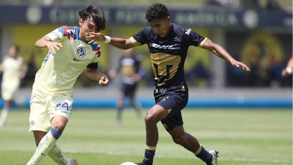 TWITTER @PumasMXCantera América sub 18 sacó la victoria