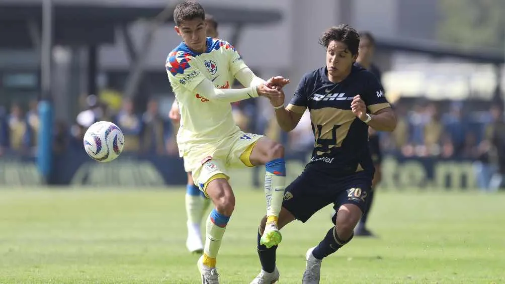 TWITTER @PumasMXCantera Pumas fue el primero en anotar