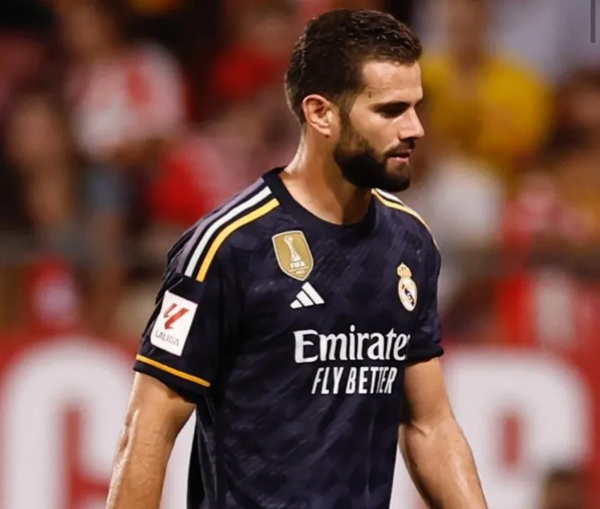INSTAGRAM: @nachofdez90 Fernández en el partido contra Girona