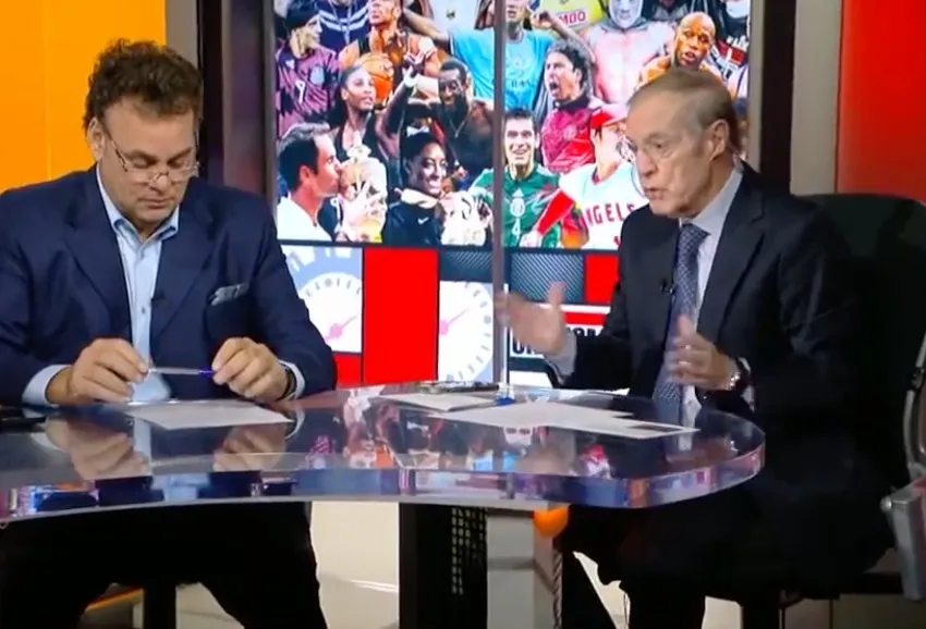 CAPTURA DE PANTALLA | @ESPNmx Faitelson en su despedida de Cronómetro