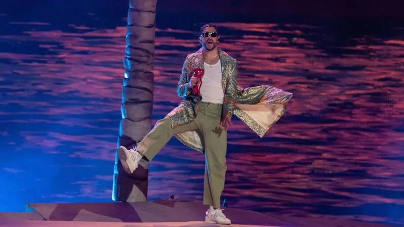 AP Bad Bunny durante un concierto