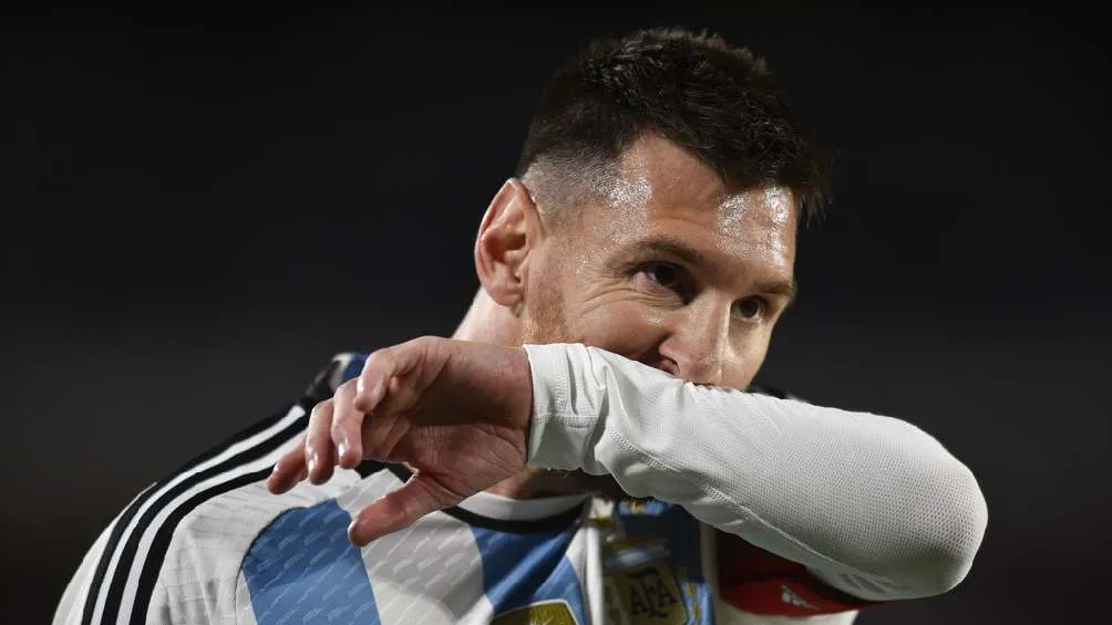 AP Messi tampoco vio el incidente