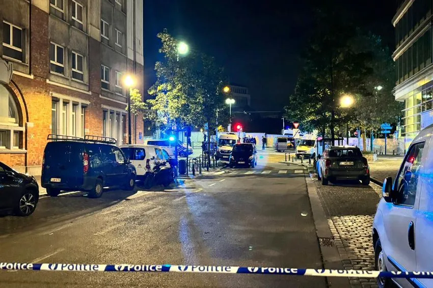 AP Zona del atentado en Bruselas