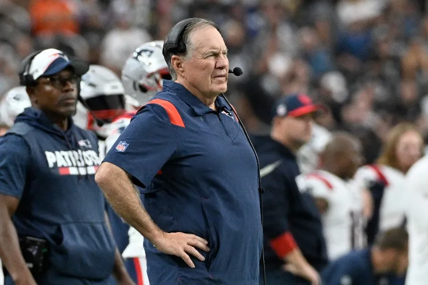 AP Belichick en un juego de New England