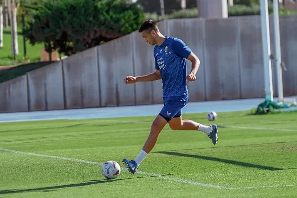 INSTAGRAM @cjasib César Montes entrenando con el Almería