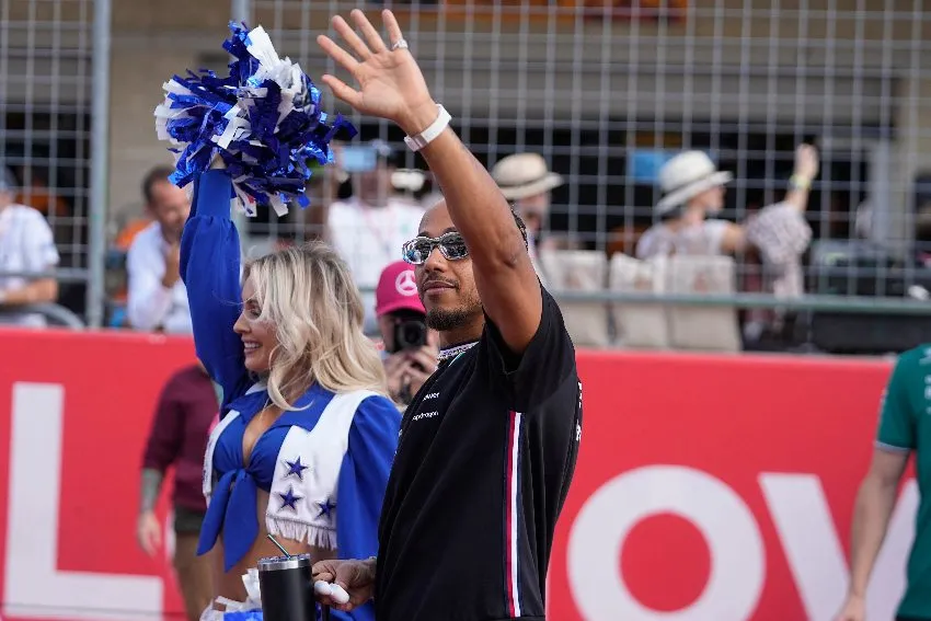 AP Hamilton en el GP de Estados Unidos