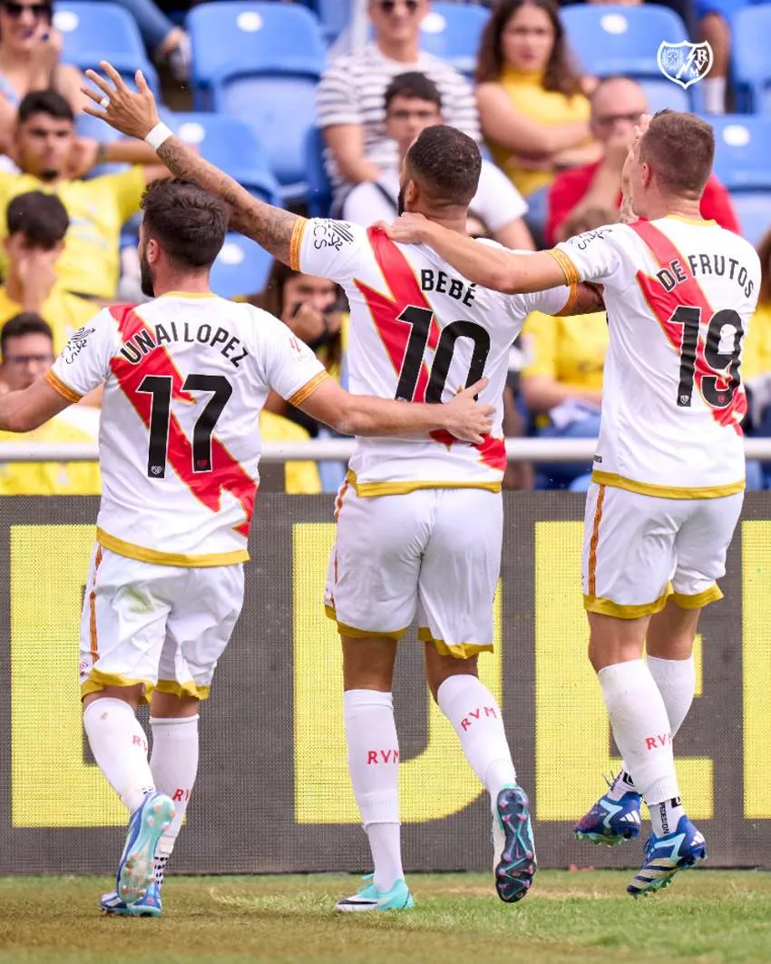 @RayoVallecano Bebé en celebración de gol vs Las Palmas