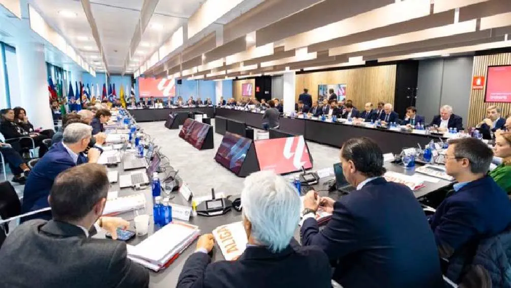 TWITTER @LaLigaCorp El Real Madrid estuvo en contra