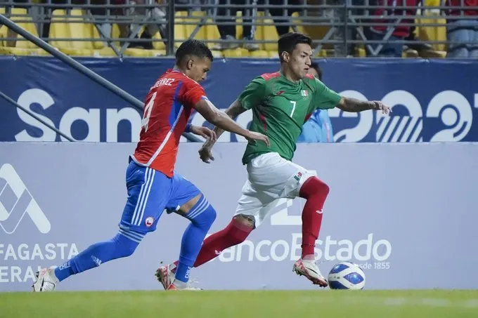 Twitter @miseleccionmx México perdió 1-0 ante Chile