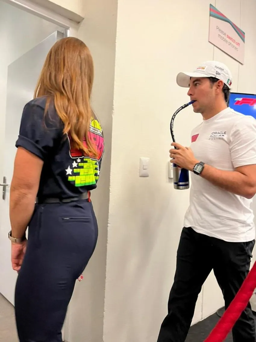 AXEL FERNÁNDEZ Checo Pérez en el GP de México 2023