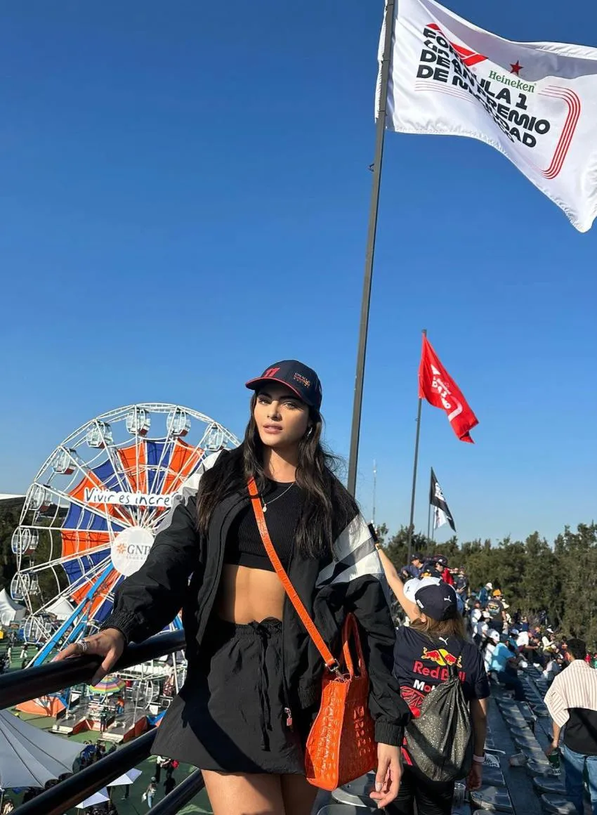 @saraorrego Sara Orrego en el GP de México