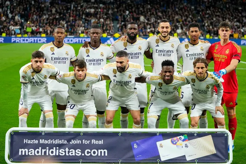 AP Real Madrid en un partido de LaLiga