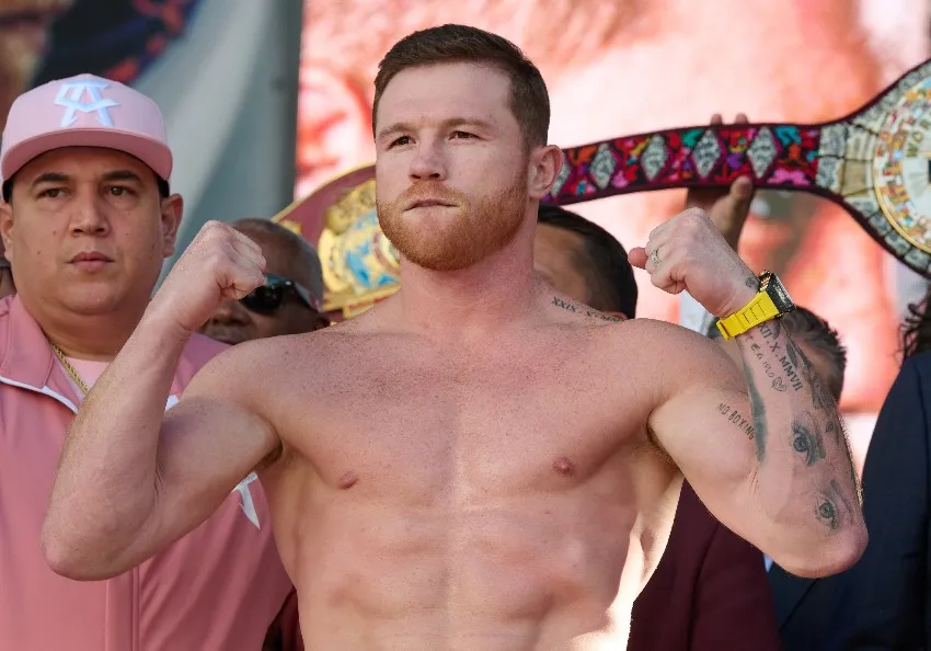 MEXSPORT Canelo Álvarez previo a su pelea contra Charlo