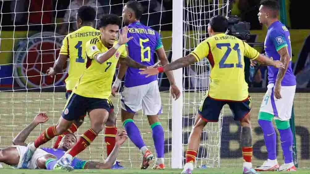 TWITTER: @CONMEBOL Colombia venció 2-1 a Brasil