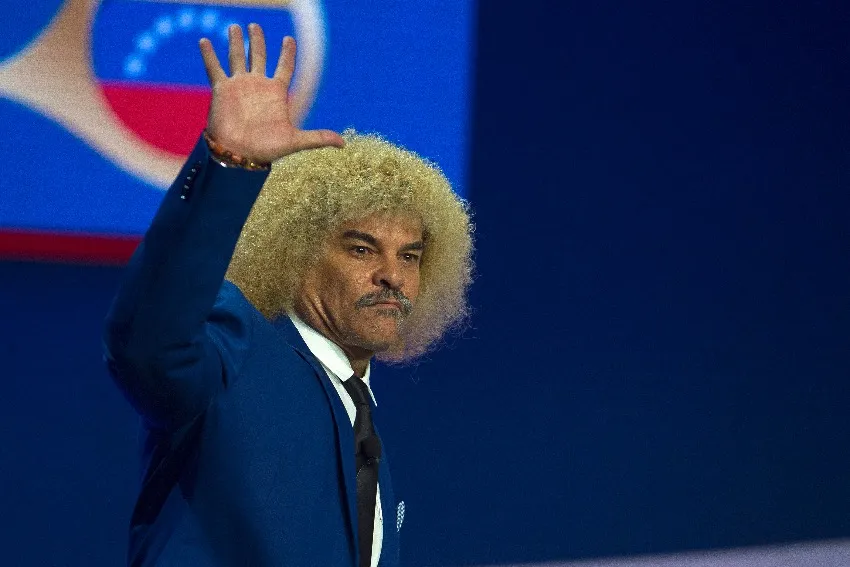 MEXSPORT Pibe Valderrama en un evento de la Conmebol