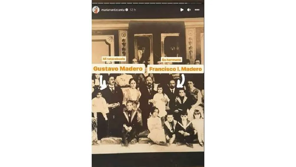 IG: @marianardzcantu Francisco I. Madero resultó ser tataratío de la influencer.