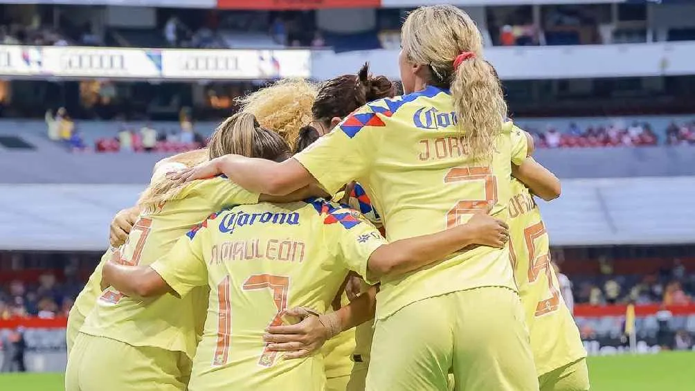 TWITTER @AmericaFemenil Dejan atrás sus típicos colores